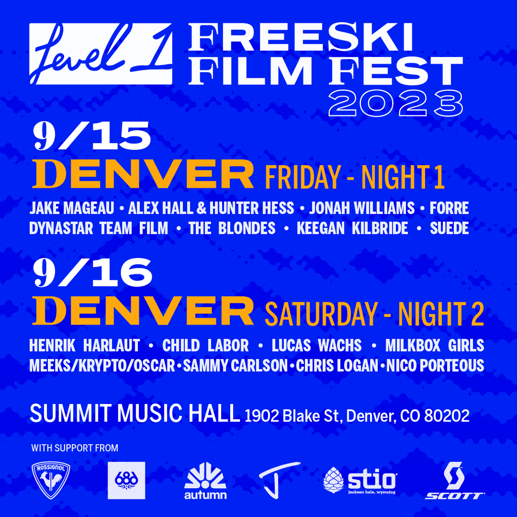 Freeski Film Fest 9/15-16 DENVER