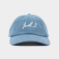 Script Logo Denim Dad Hat