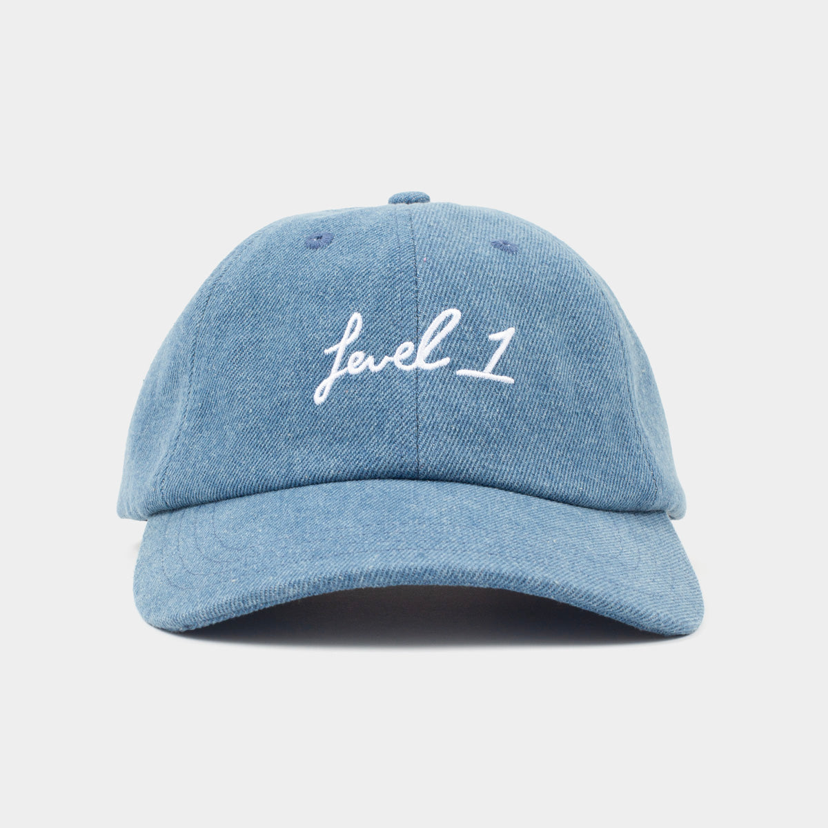 Script Logo Denim Dad Hat
