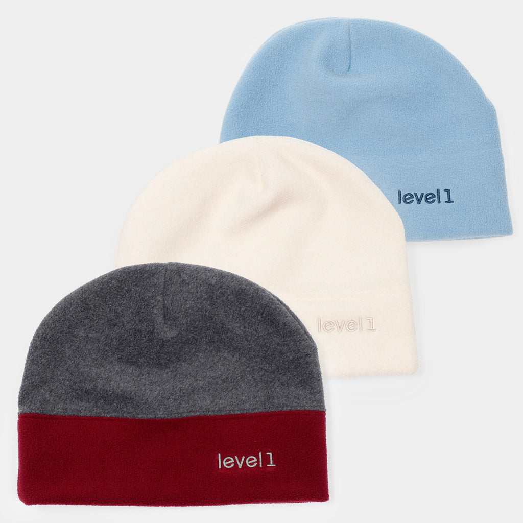 Pom-Pom Beanie Hat - Fleece and NON-Fleece Lined - LV