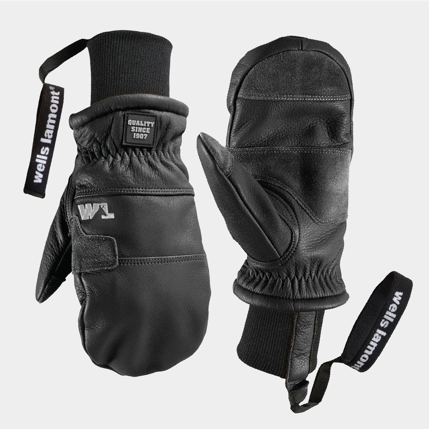 Wells Lamont® Working Crew Mittens – Black