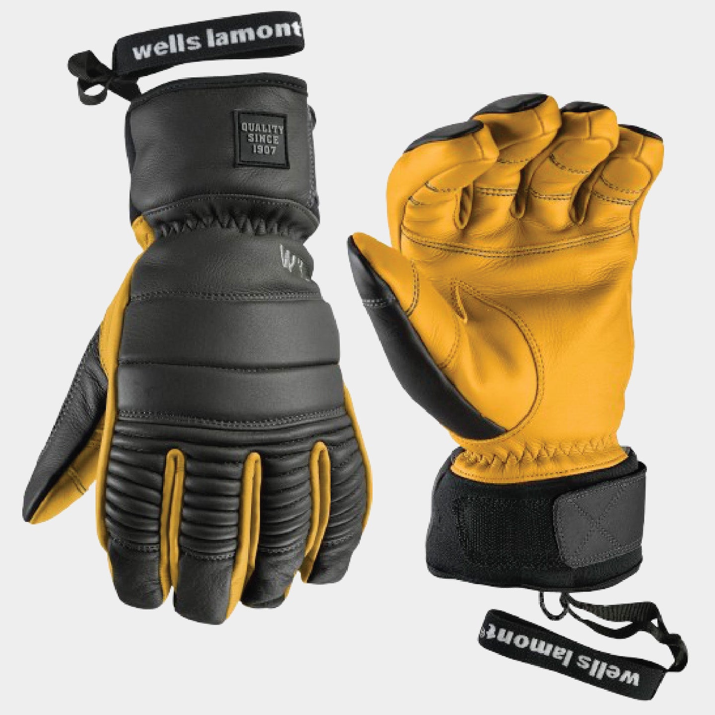Wells Lamont® Ajax Gloves - Black/Saddletan
