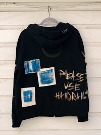 Texture Bounce 1-of-1 Hoodie - LARGE "Handrail"