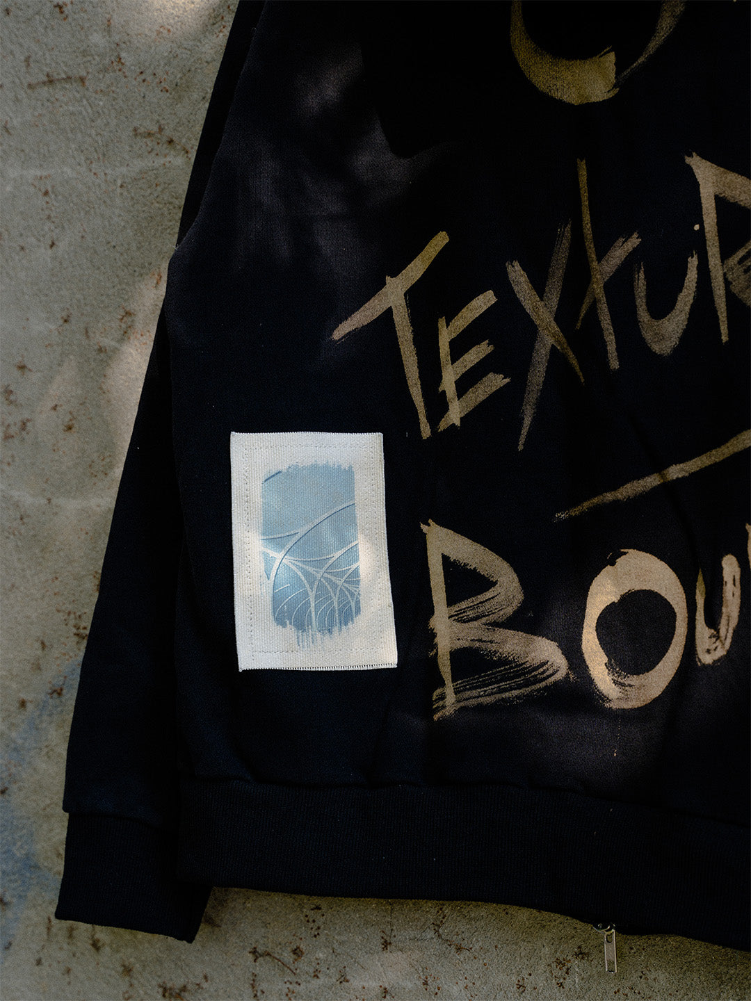 Texture Bounce 1-of-1 Hoodie - MEDIUM "Buttons"