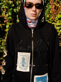 Texture Bounce 1-of-1 Hoodie - MEDIUM "Eyes"