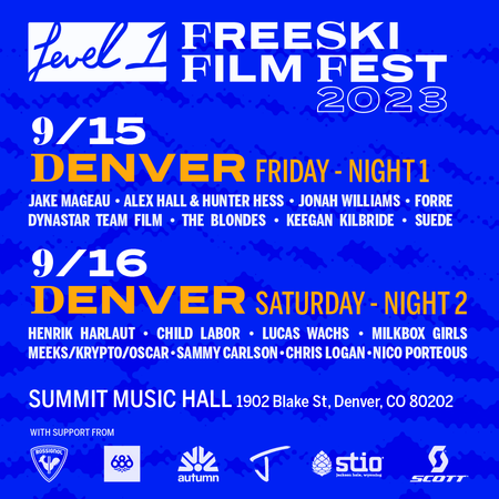Freeski Film Tour 10/3 NEW YORK CITY
