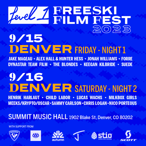 Freeski Film Fest 9/15-16 DENVER