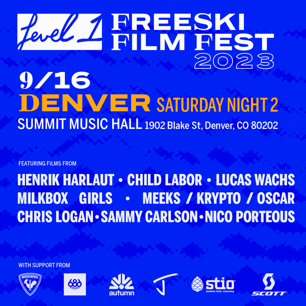 Freeski Film Fest 9/15-16 DENVER