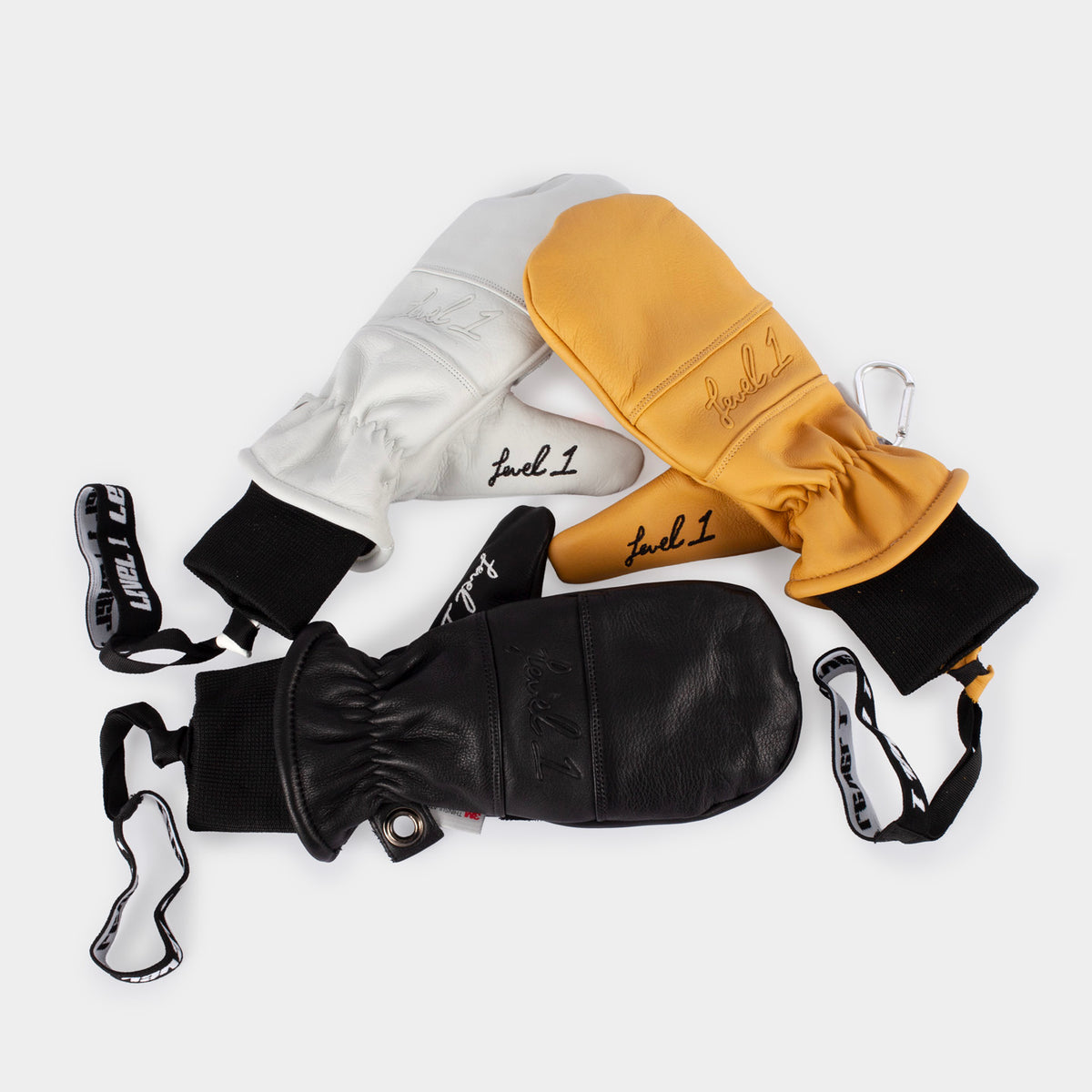 Level 1 All Mountain Mittens – White