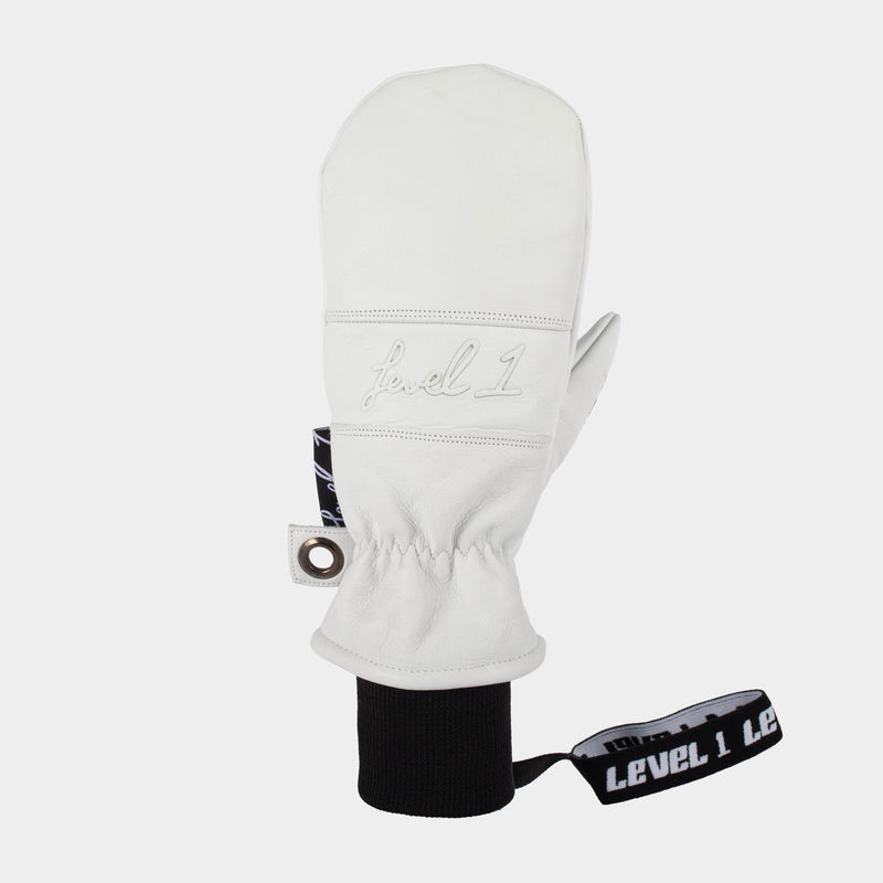 Level 1 All Mountain Mittens – White