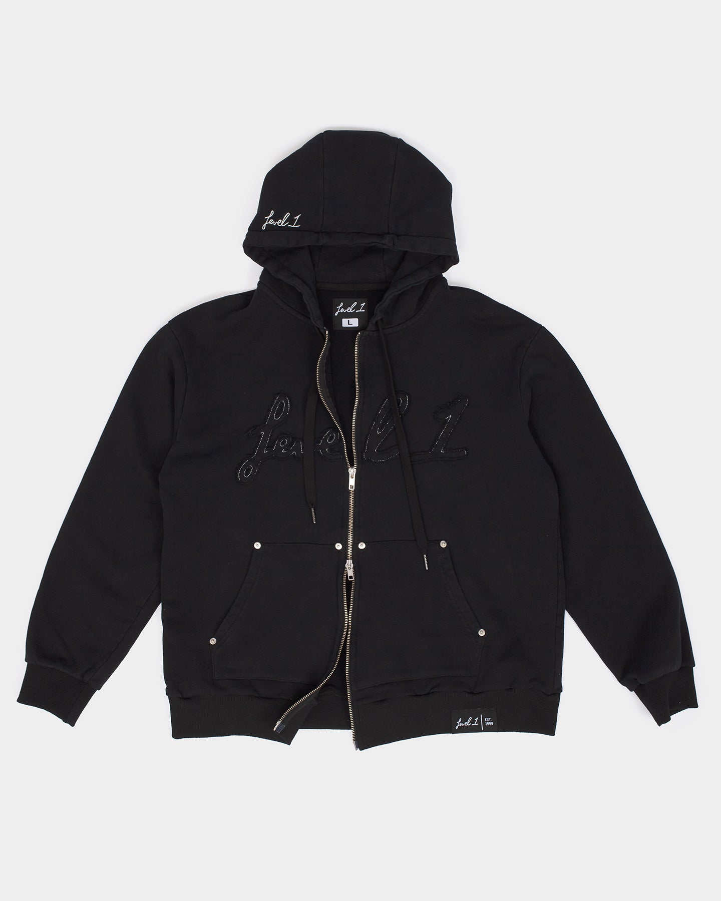 Blackout Zip-Up Hoodie