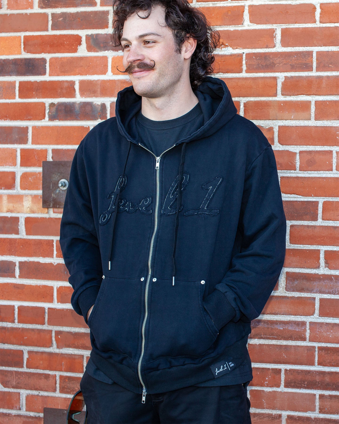 Blackout Zip-Up Hoodie