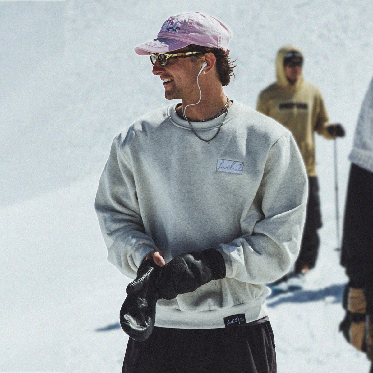 Boxy Box Logo Crewneck