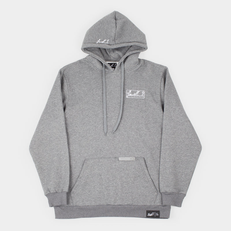 Box Logo Outline Hoodie