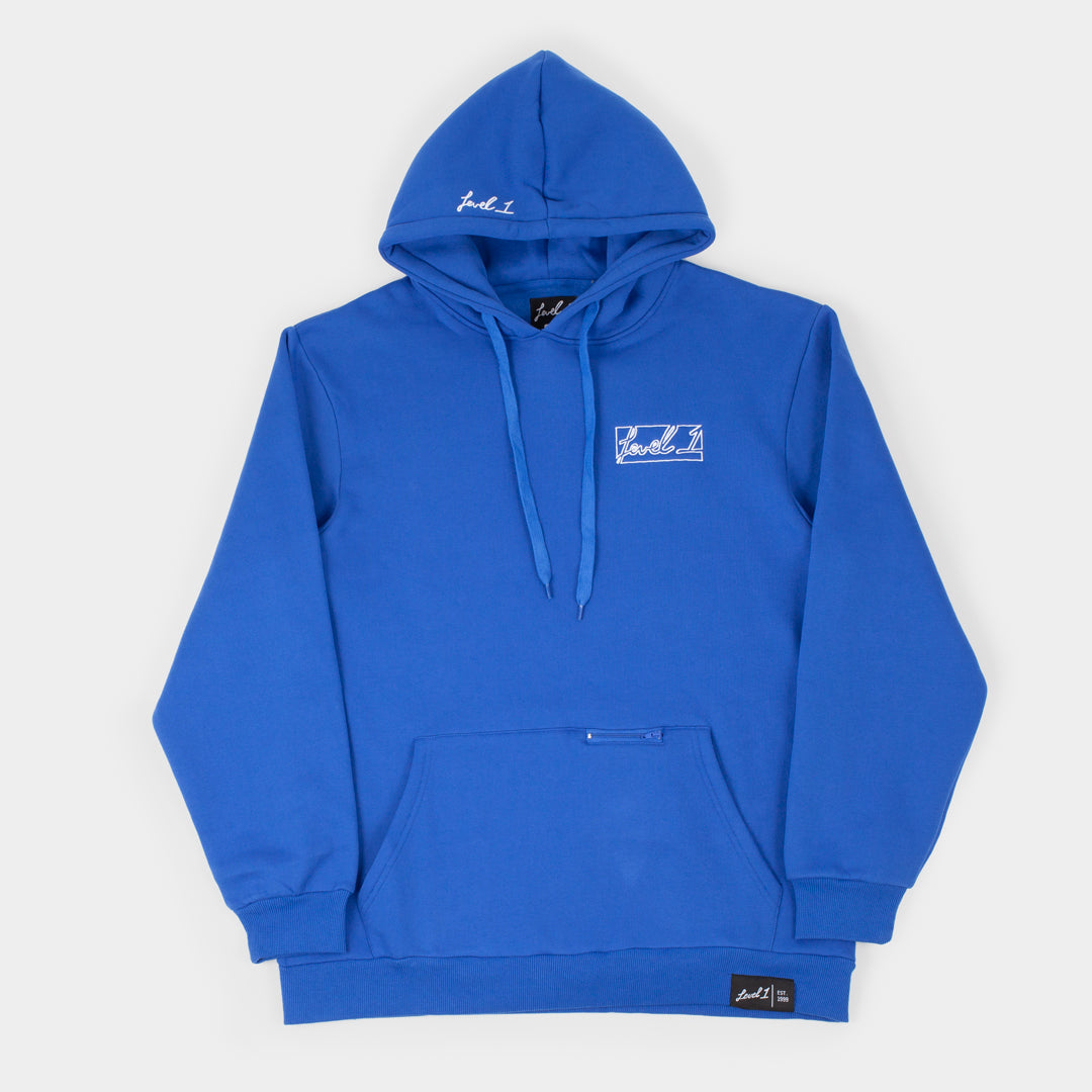 Box Logo Outline Hoodie – Level 1