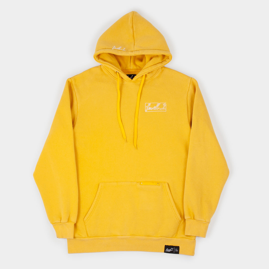 Box Logo Outline Hoodie – Level 1