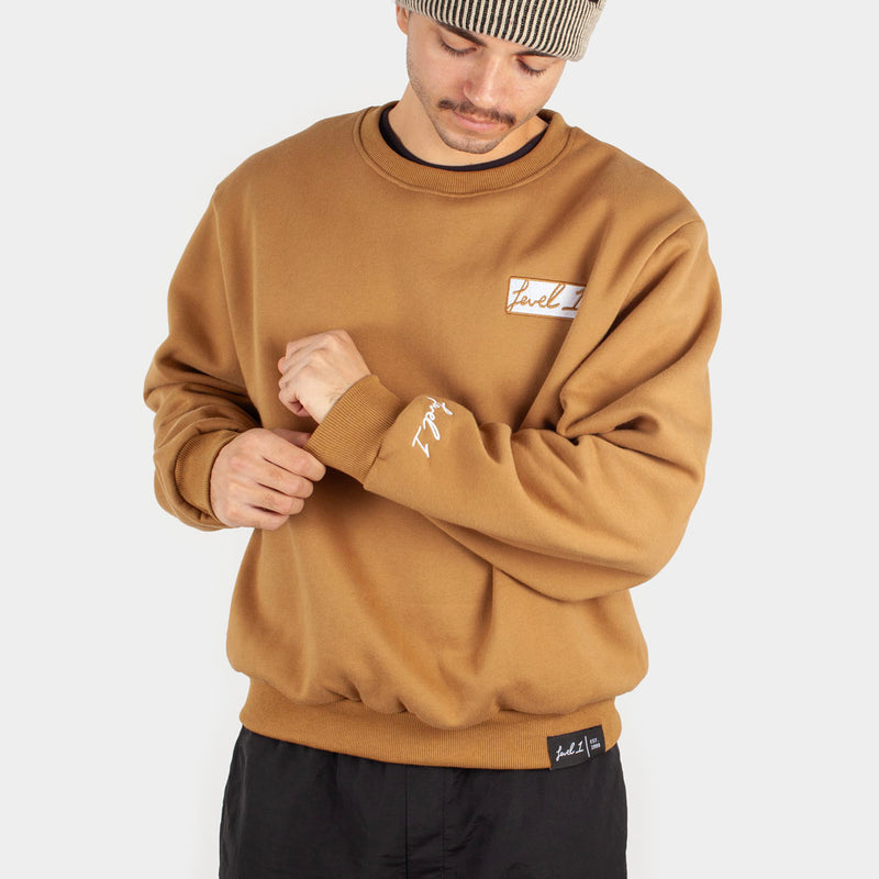 Boxy Box Logo Crewneck