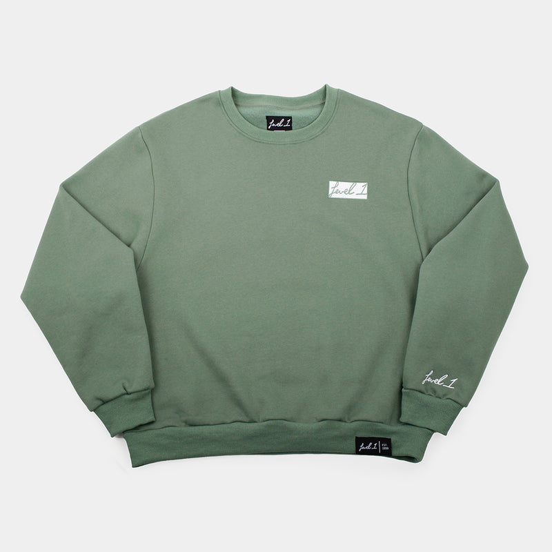 Boxy Box Logo Crewneck