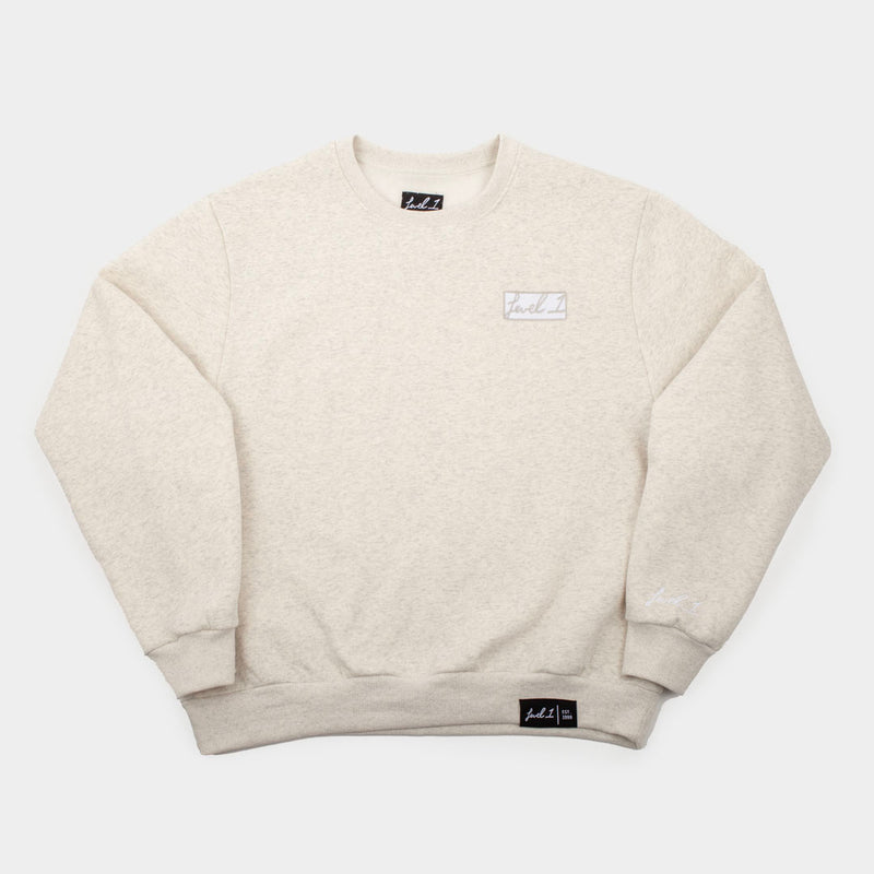 Boxy Box Logo Crewneck