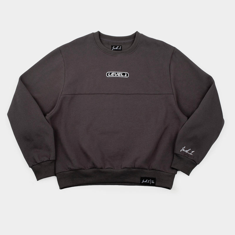 Boxy Pill Logo Crewneck