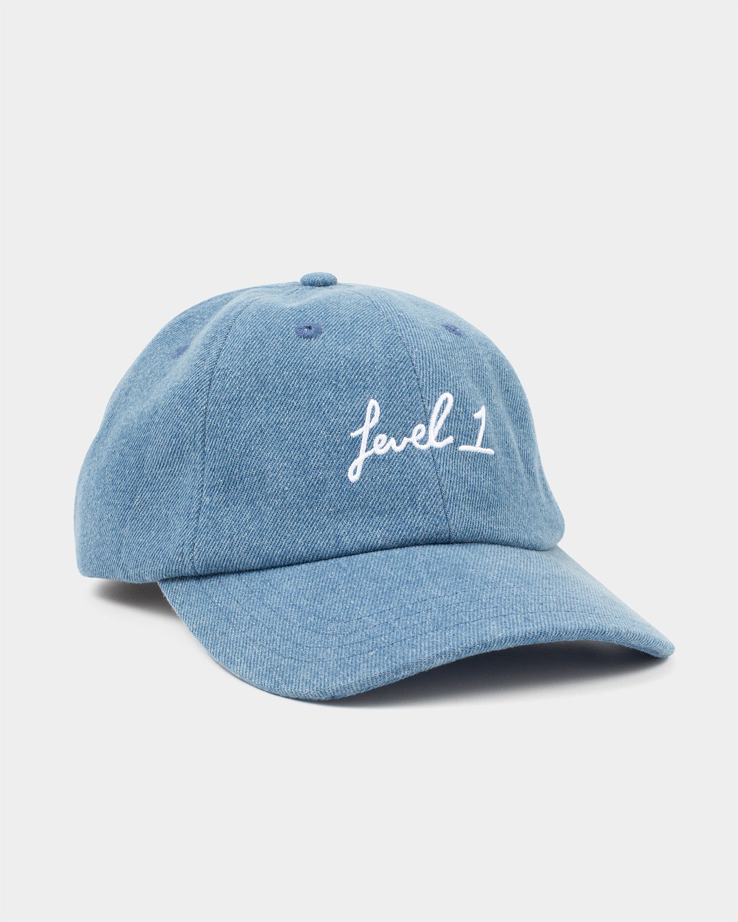Script Logo Denim Dad Hat