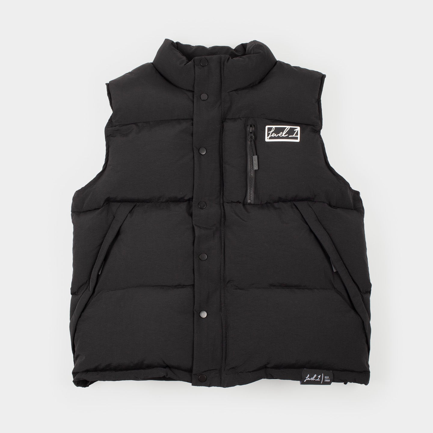 Box Logo Puffy Vest 2.0 – Level 1