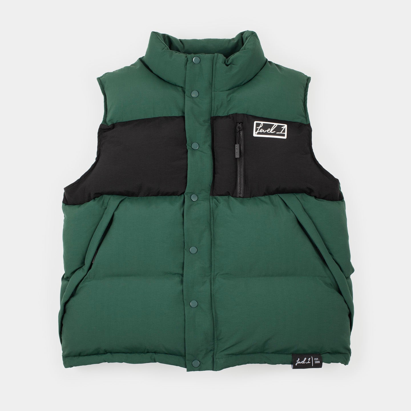 Box Logo Puffy Vest 2.0 – Level 1