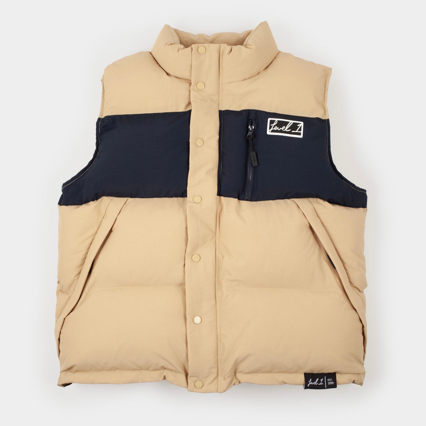 Box Logo Puffy Vest 2.0 – Level 1