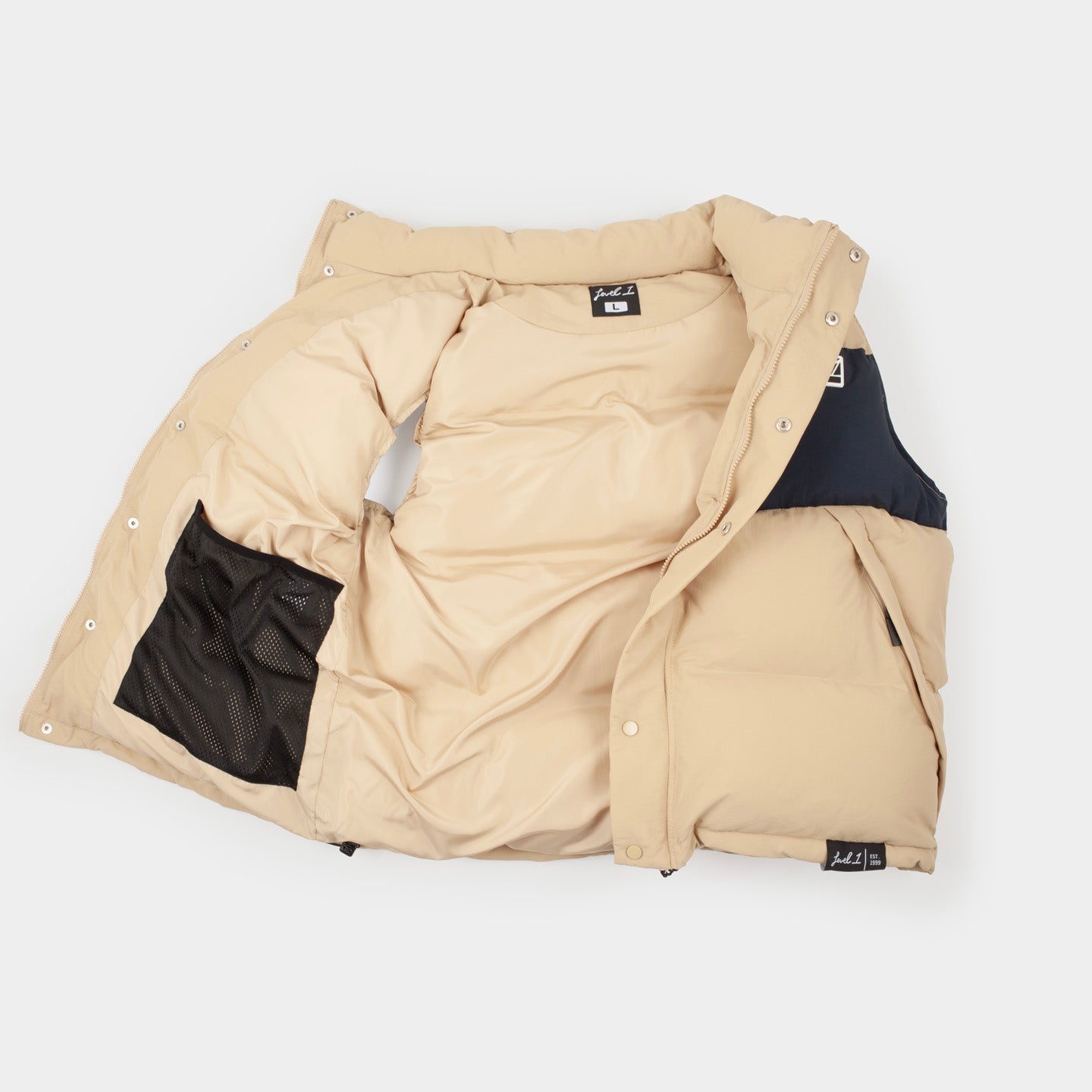 Box Logo Puffy Vest 2.0 – Level 1