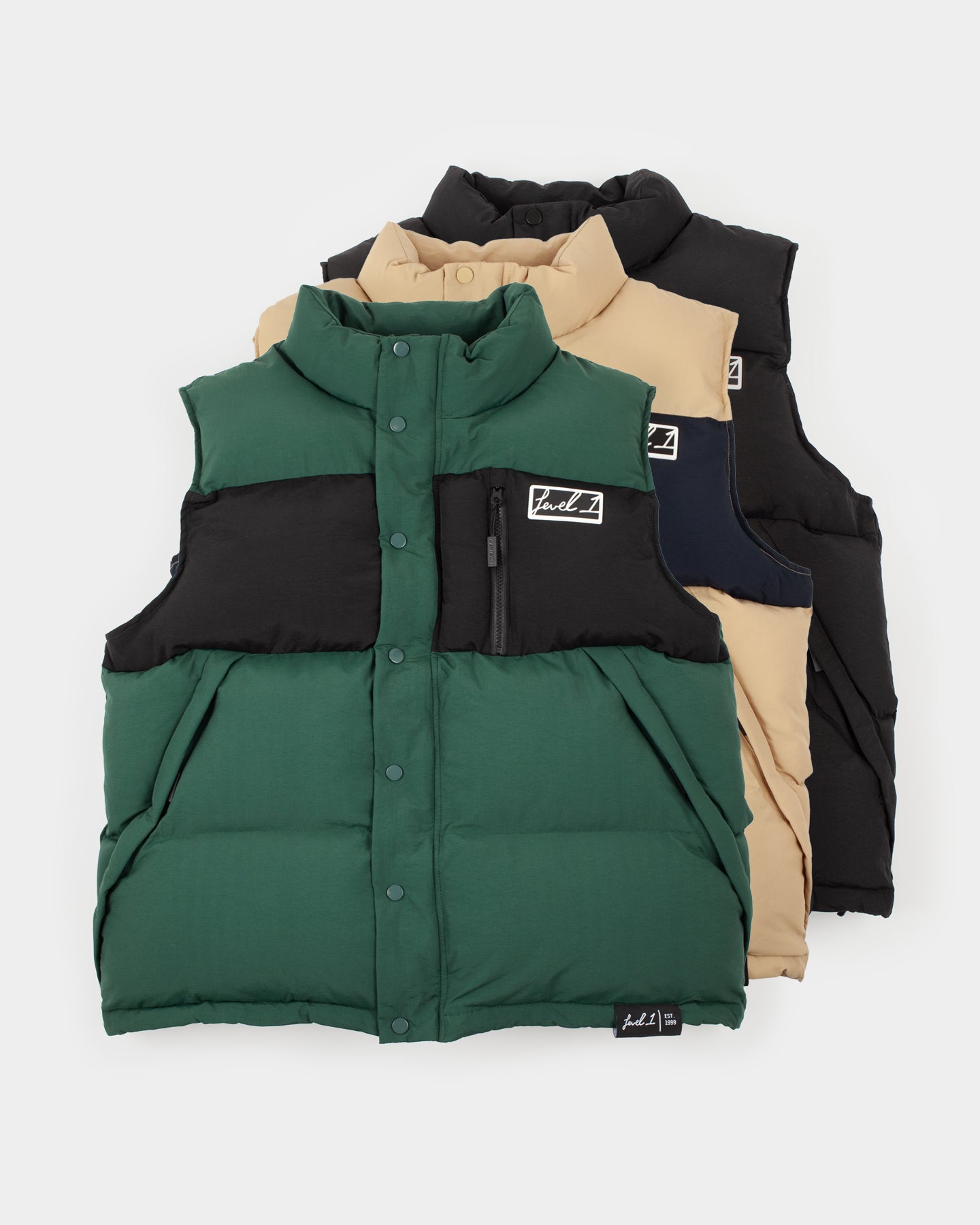 Box Logo Puffy Vest 2.0 – Level 1