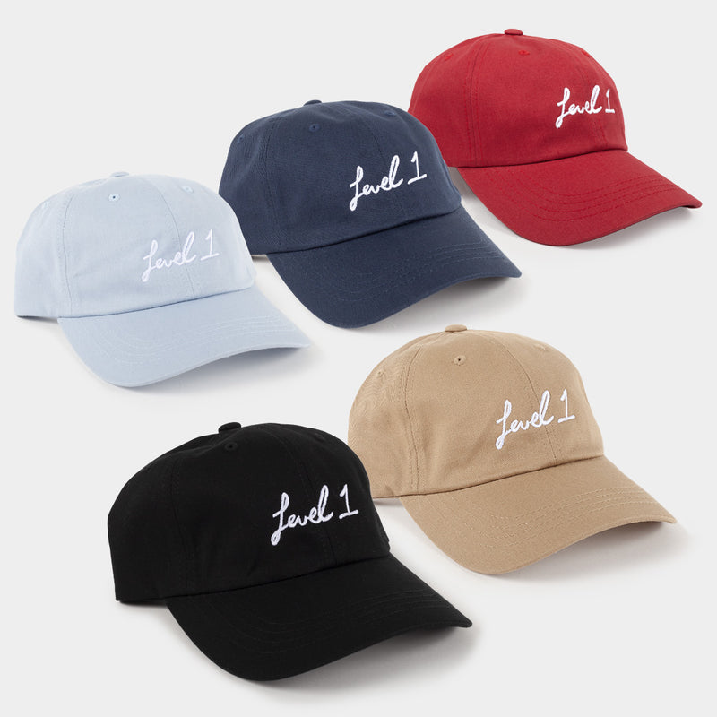 Dad Script Hat Script Logo Dad Hat – Level 1