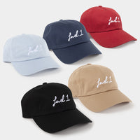 Script Logo Dad Hat