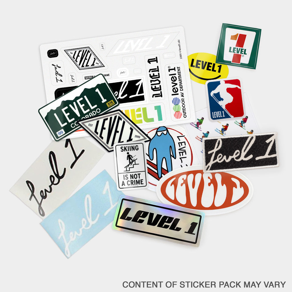 Level Tag Sticker Sticker Pack – Level 1