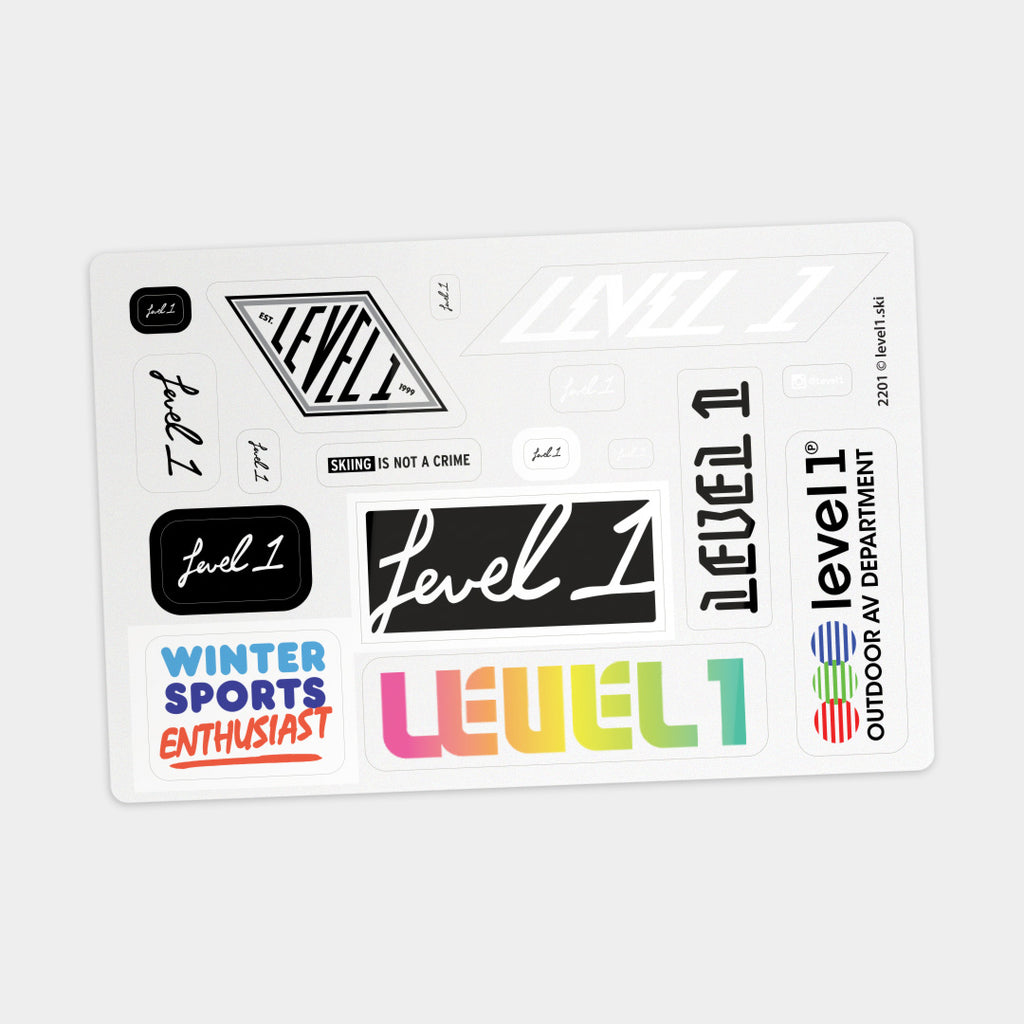 Sticker Level 1 Sticker Sheet – Level 1