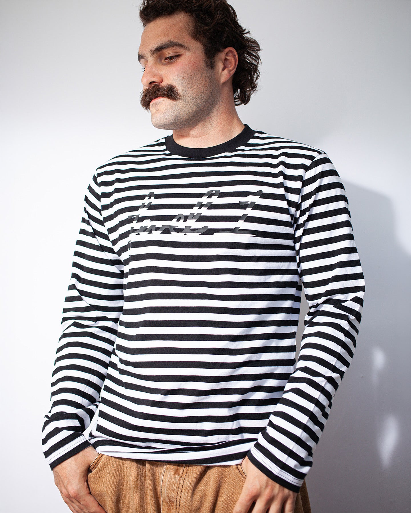 Striped Long Sleeve T – Level 1