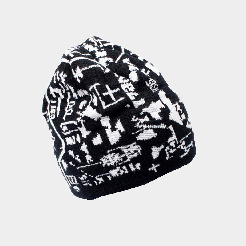 Level 1 × SORTA Skull Beanie