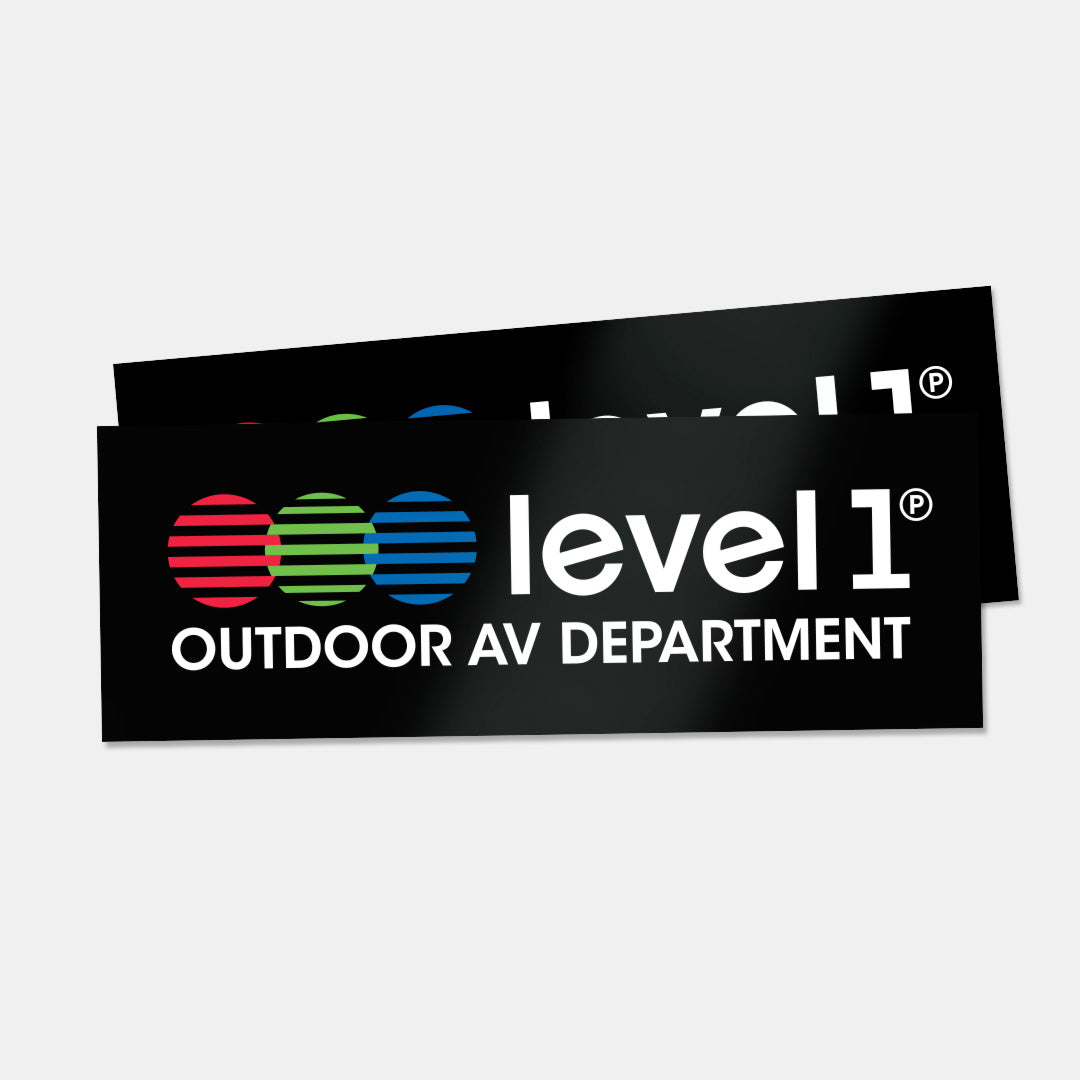 Outdoor AV Department Stickers (2)