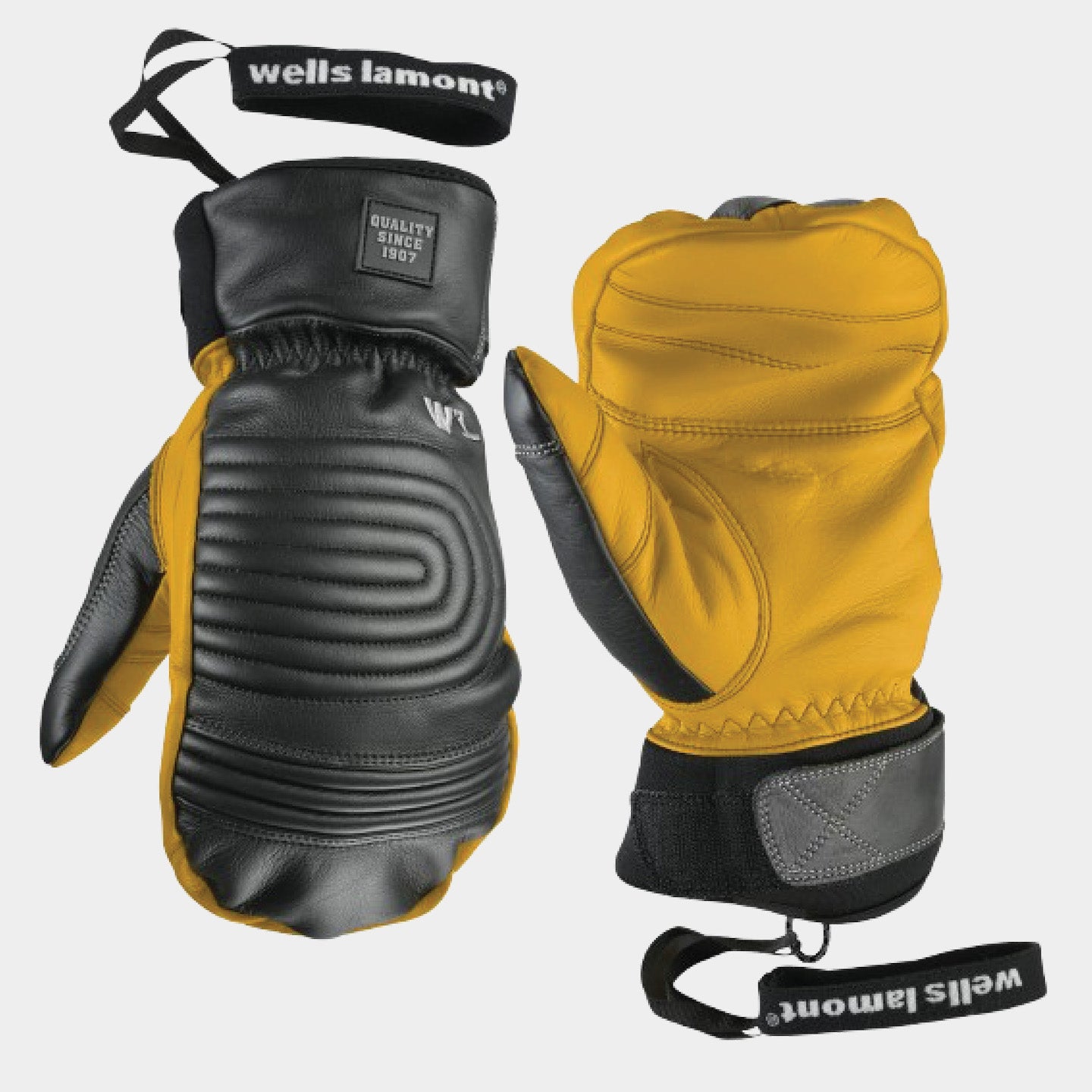 Wells Lamont® Ajax Mittens - Black/Saddletan