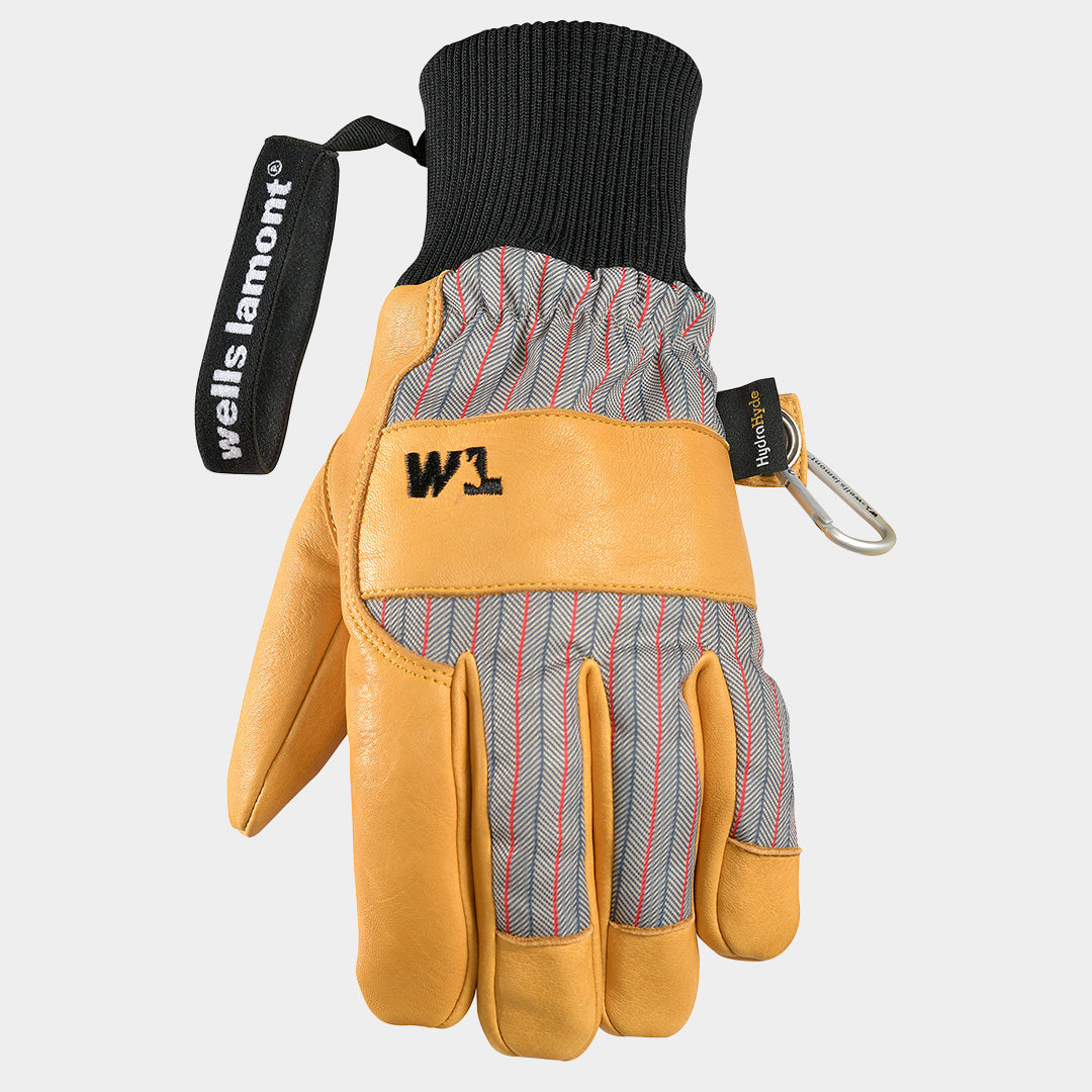 Wells Lamont Men's newest HydraHyde Leather Work Gloves, 6-pair, XL