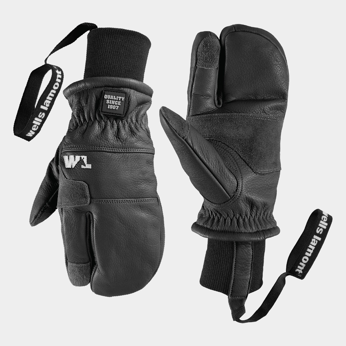 Wells Lamont® Working Crew Lobster Mittens – Black – Level 1