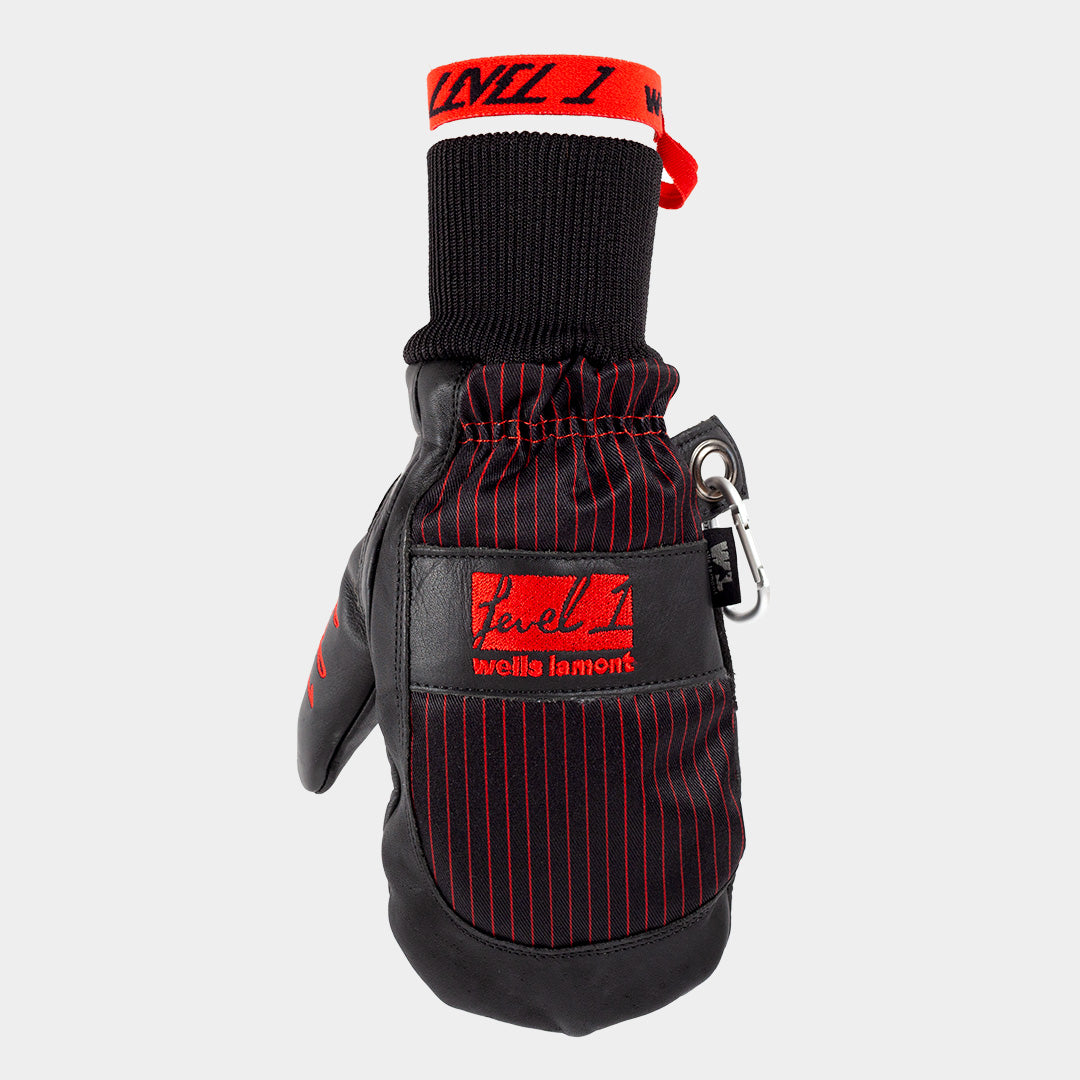 Wells Lamont® × Level 1 Lifty Mittens Black & Red
