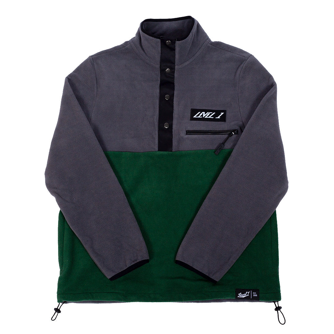 SO ORIGINAL SNAP PULLOVER FLEECE JACKET-